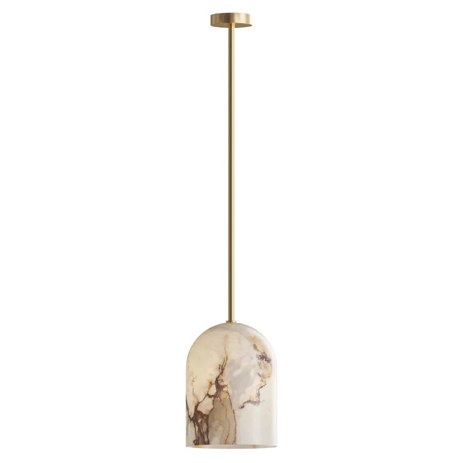 Belfry Arm Alabaster Pendant Lamp - Image 2