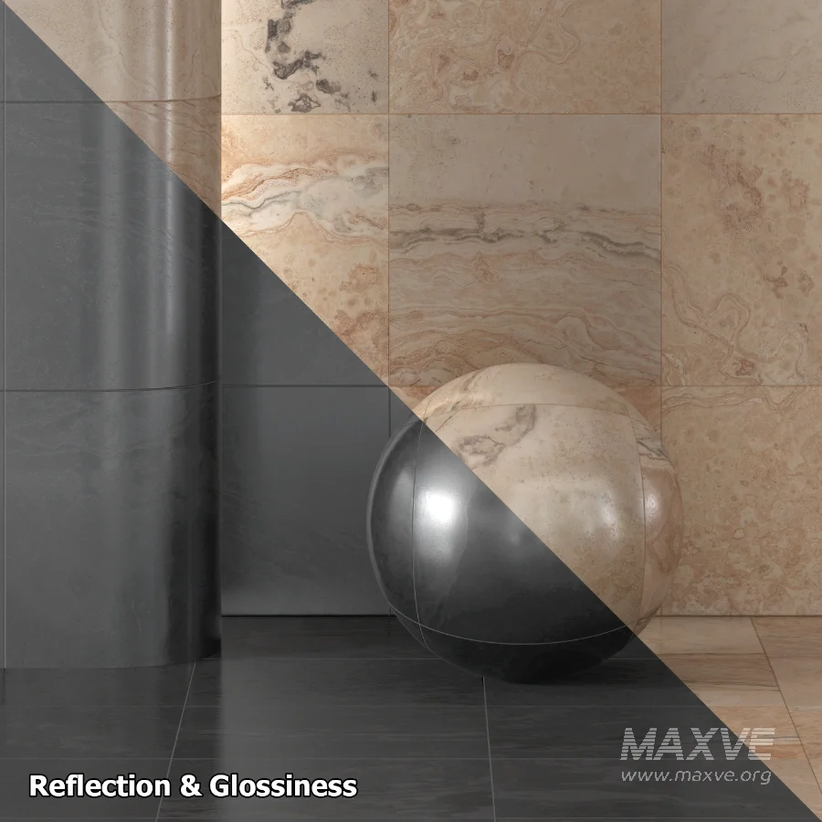 Tile Floor Marble Material 03 - Image 2