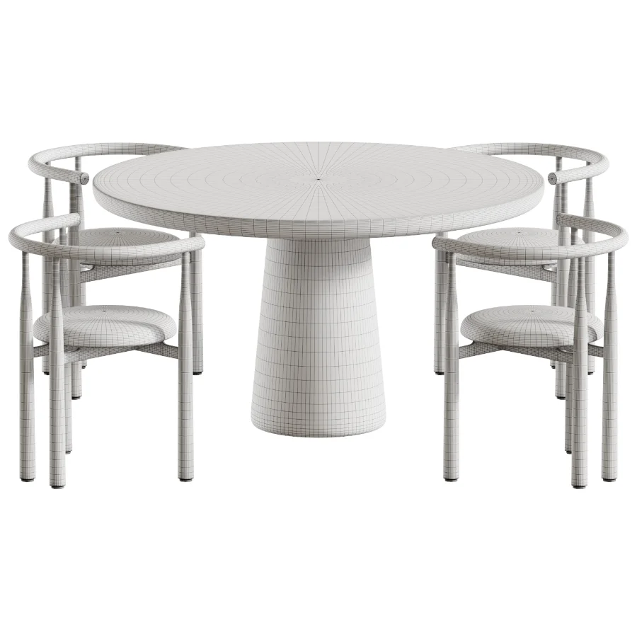 Chair RENGE and Dining table Makoto - Image 5
