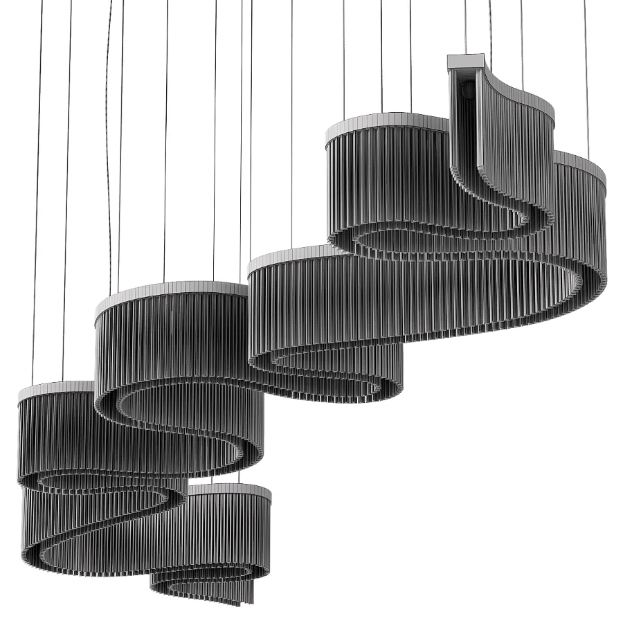 Chandelier Contemporary Double Layer by Paralume Marina - Image 3