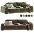 divan lilt bucle silver - Thumbnail 1