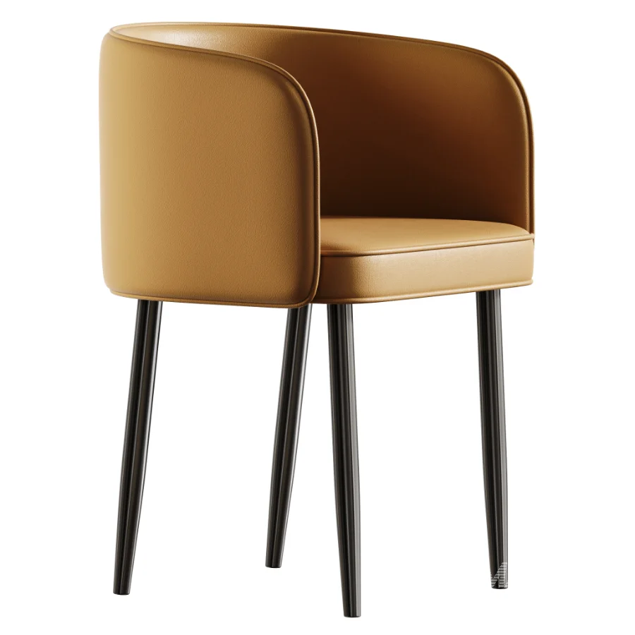 Arm Chair with Imperforate Back - Image 5