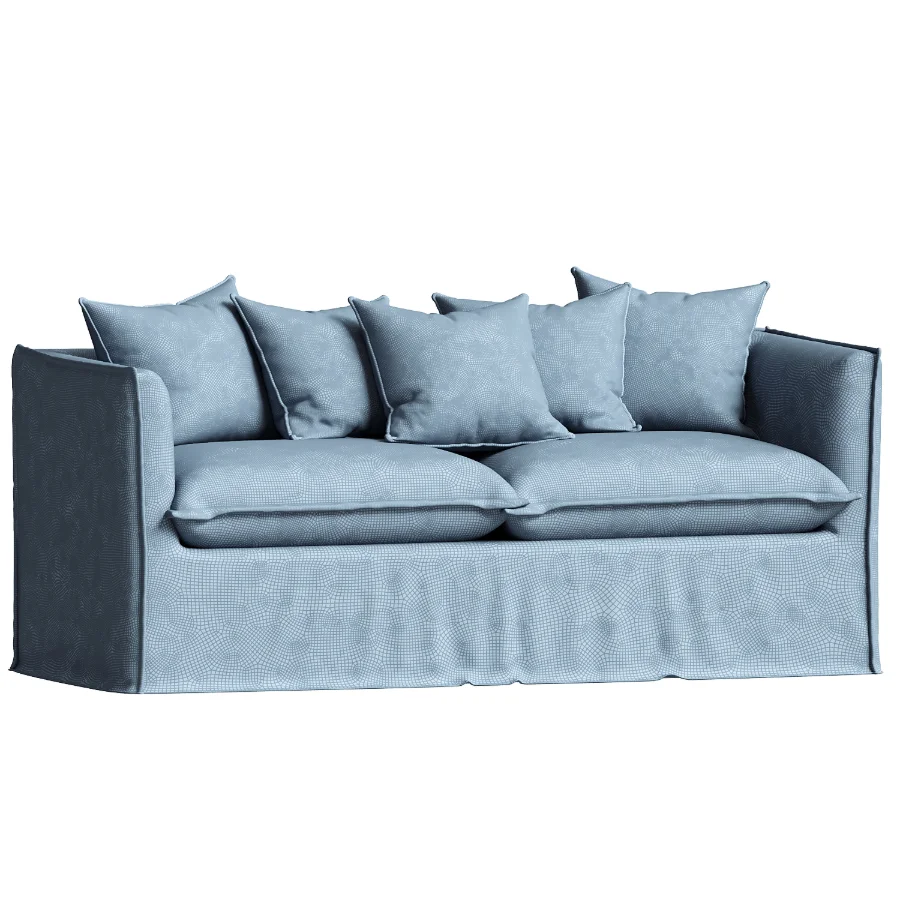 Montauk 3 Seater Slipcover Sofa - Image 4