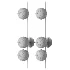 Atlanta wall and ceiling light made of opal glass - Thumbnail 3