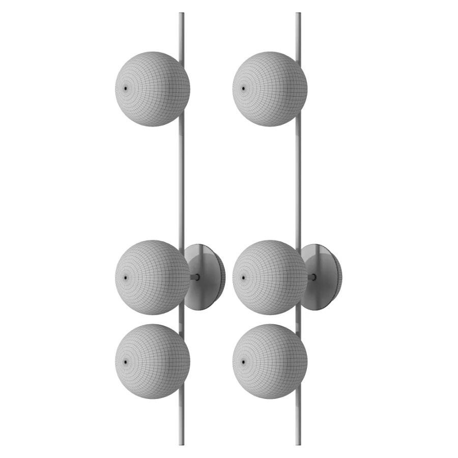 Atlanta wall and ceiling light made of opal glass - Image 3