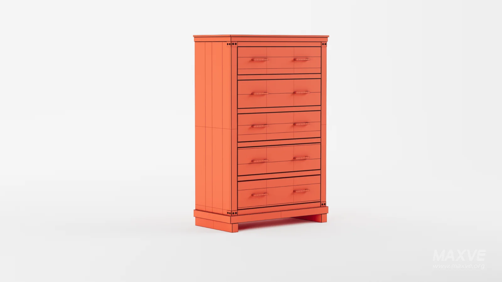 Becklynn Farmhouse 5 – Drawers Dresser Organizer - Image 10