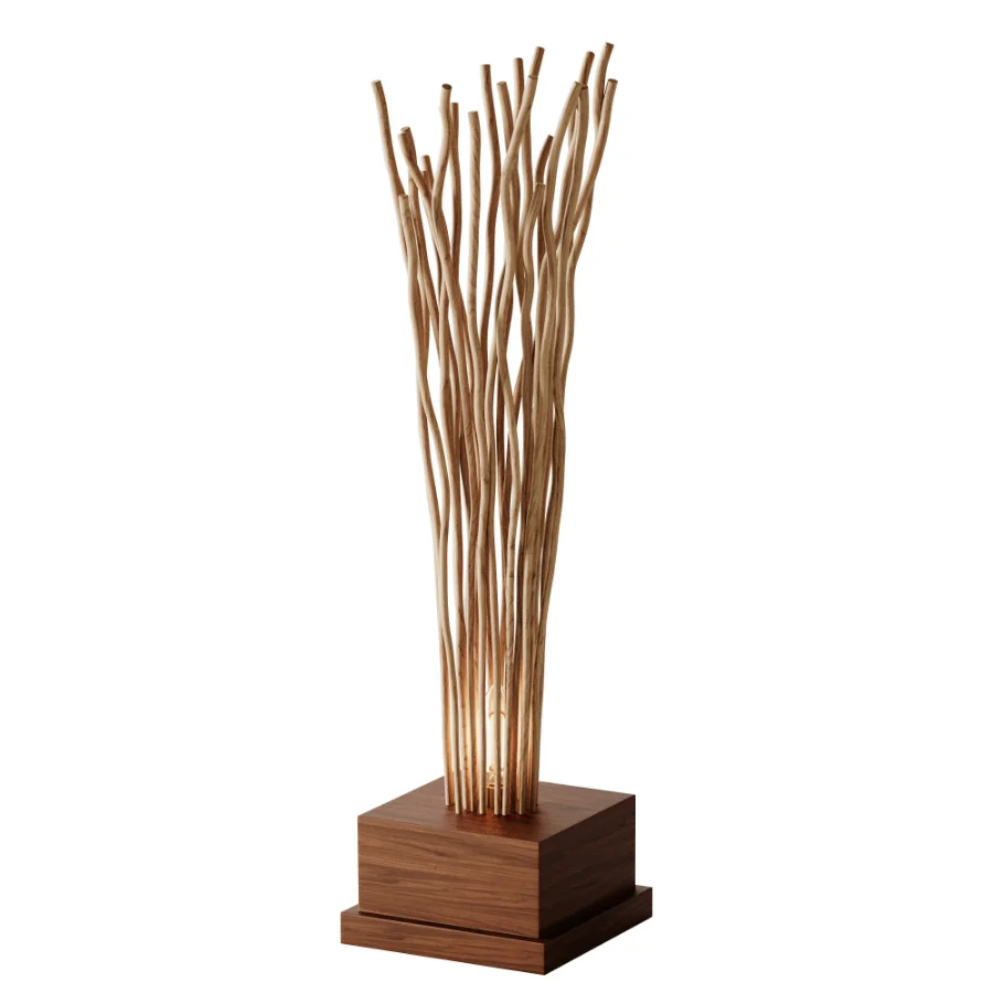 Wooden Floor Lamp 03 - Image 1