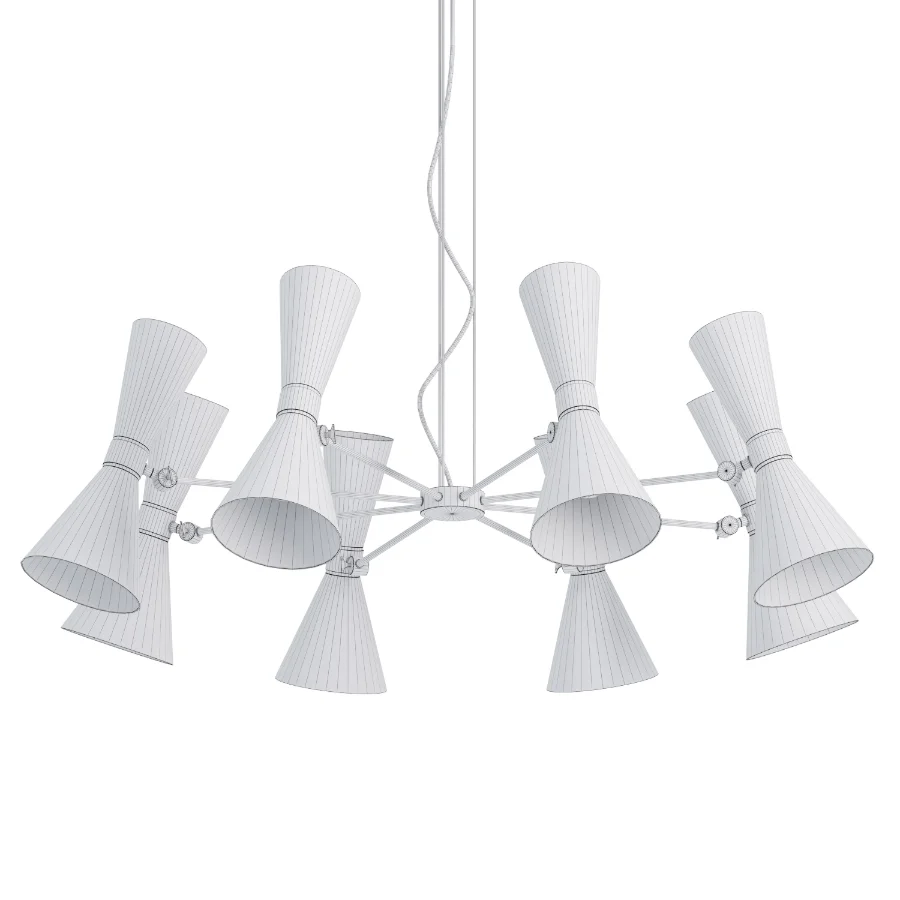 Cairo Mid Century Chandelier - Image 1