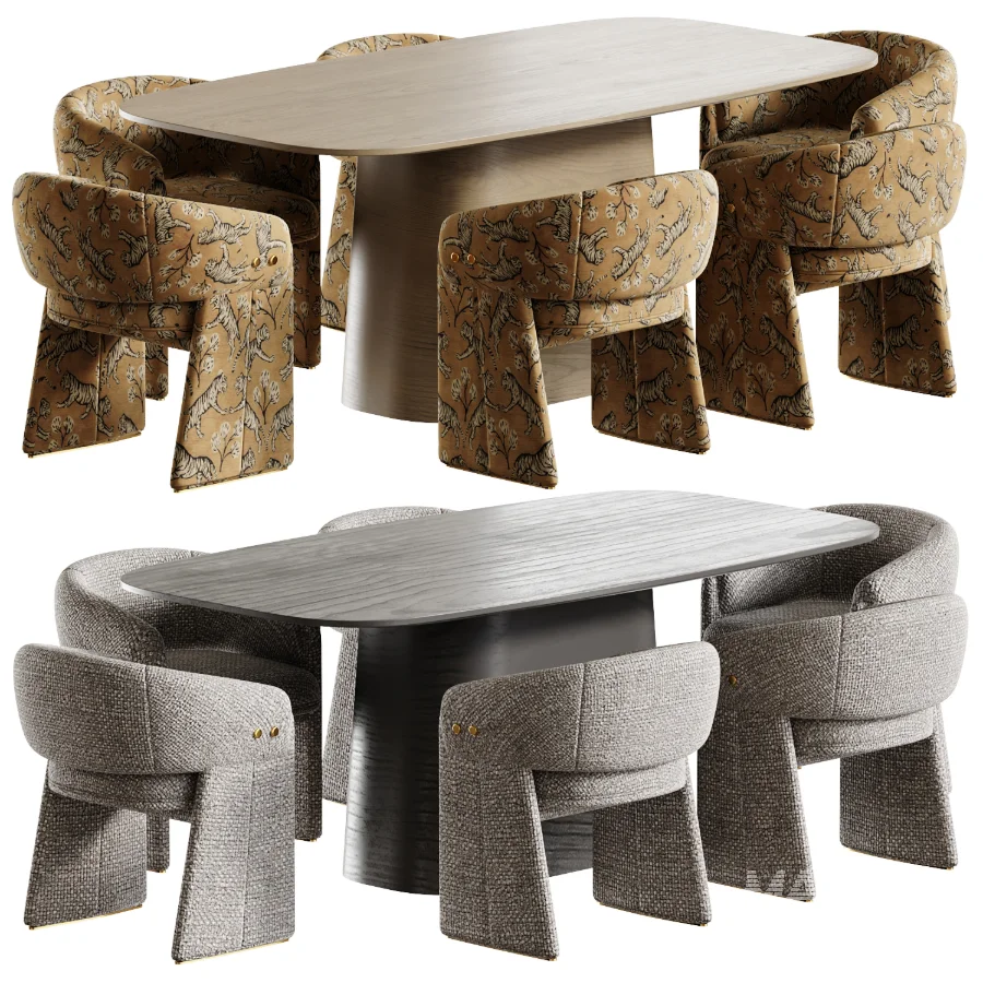 Dining chair SHELBOURNE and Kitchen table - Image 1