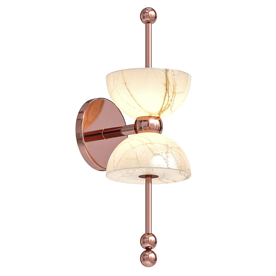 Selene Alabaster Wall Sconce - Image 2