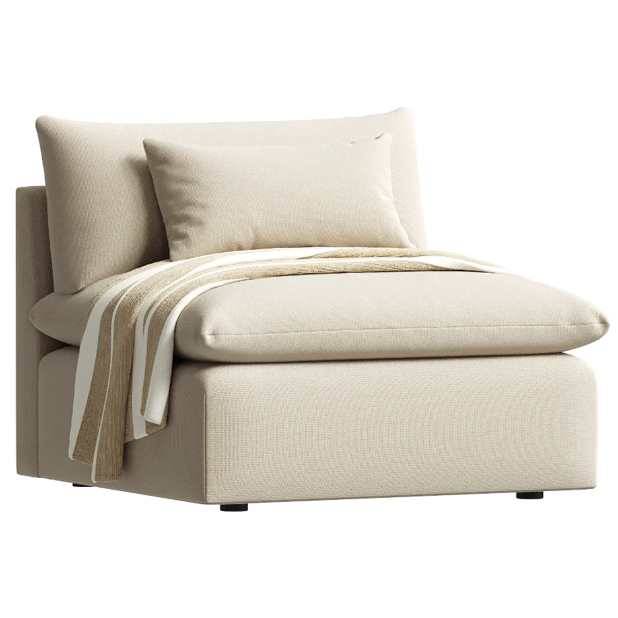 Annabella Armless Chair - Image 4