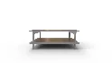 Coffee Table with Shelf - Thumbnail 3