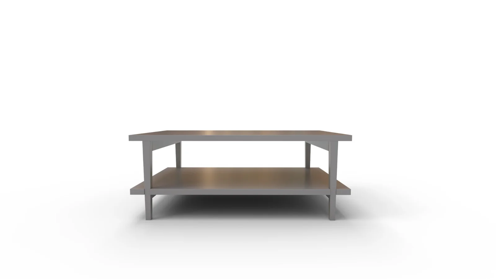Coffee Table with Shelf - Image 3