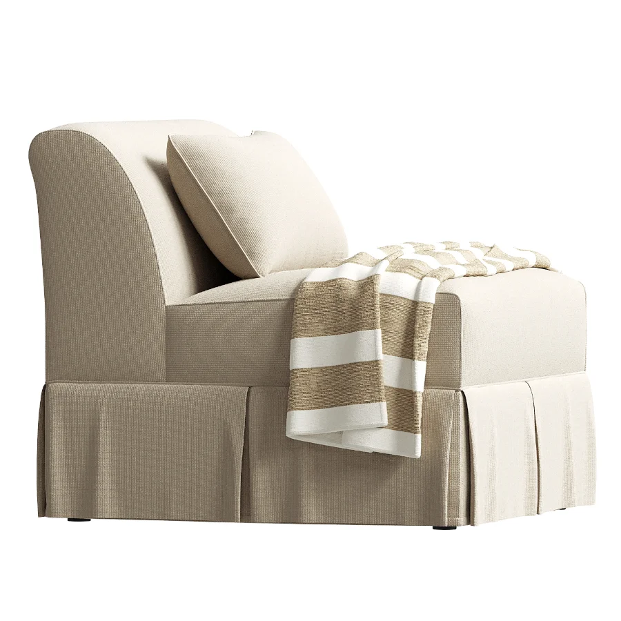 Dalia Armless Chair Sixpenny - Image 1