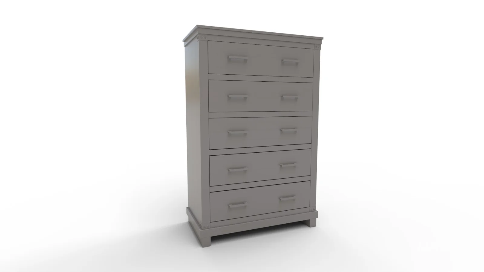 Becklynn Farmhouse 5 – Drawers Dresser Organizer - Image 1