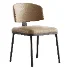Contemporary Ink Steel Arm Chair - Thumbnail 2