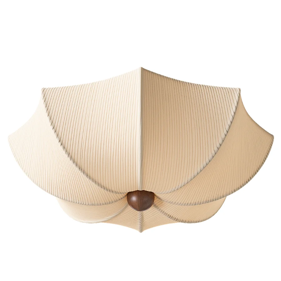 Japanese Wabi Sabi Fabric Ceiling Light - Image 2