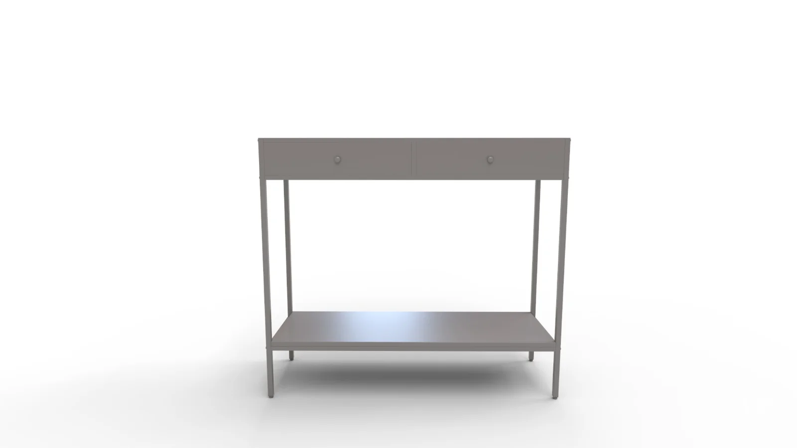 Coffee Table 2 Tier Console Table - Image 7