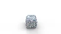 Deco Ottoman Dusty Blue Odalisque - Thumbnail 3