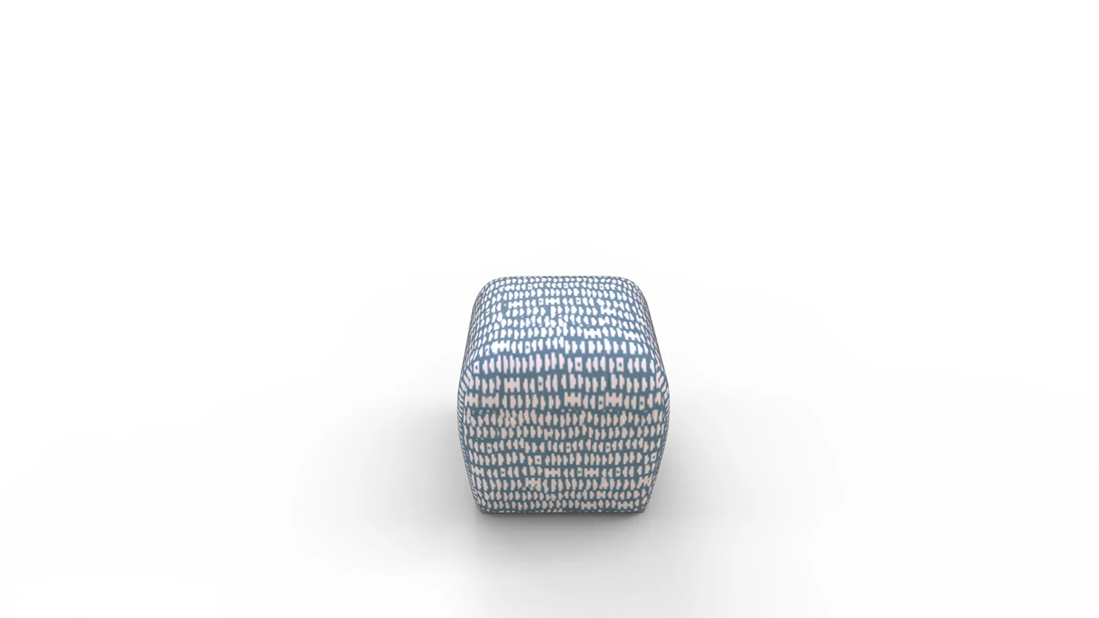 Deco Ottoman Dusty Blue Odalisque - Image 3
