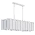Calamette Modern Glass Rectangular Chandelier - Thumbnail 1