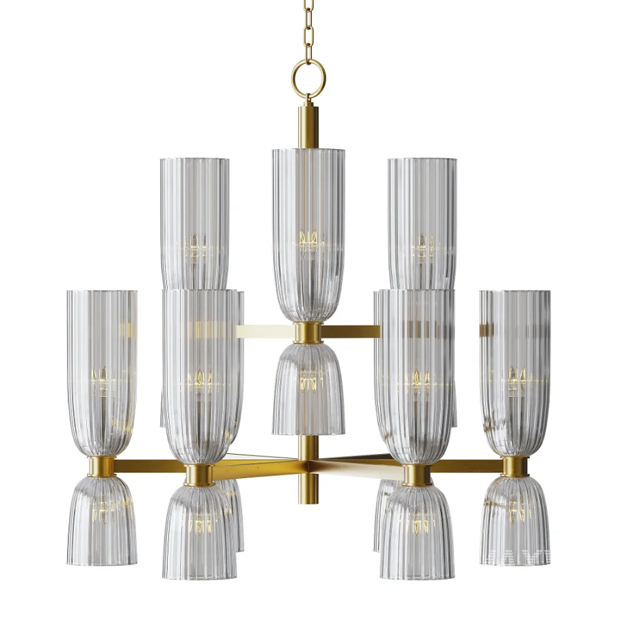 Azalea medium two-story chandelier - Image 1