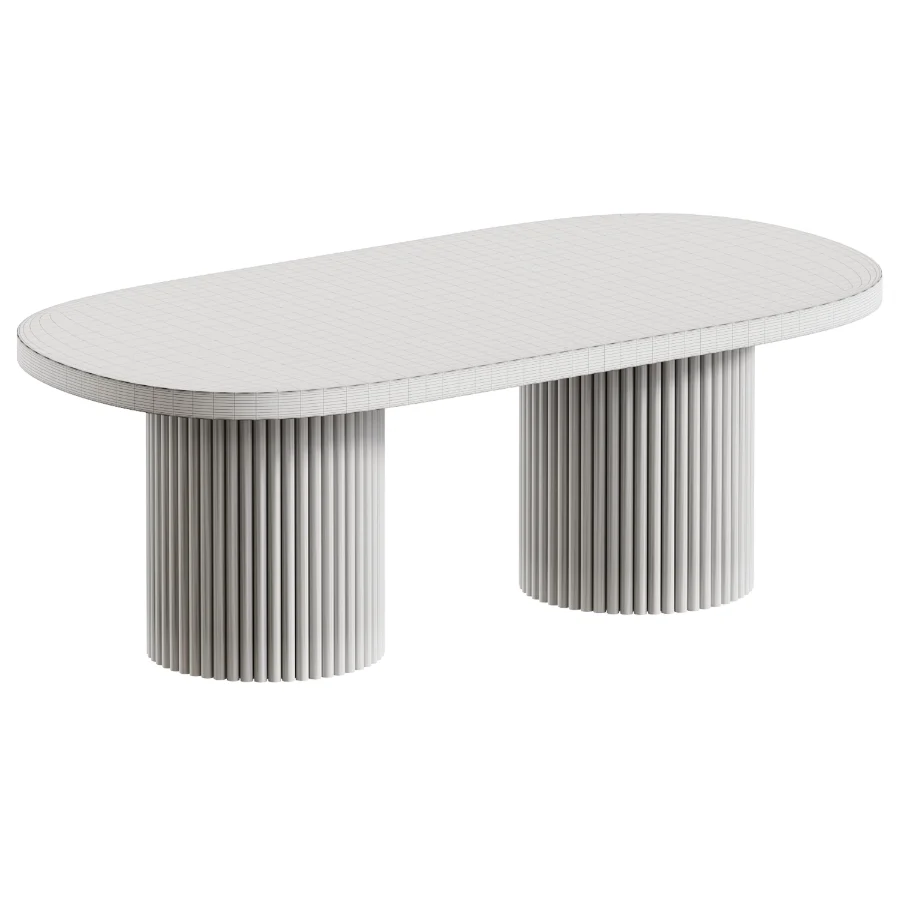 Oval Single Coffee Table - Image 3