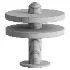 Alabaster Comet Table Lamp 2 tier - Thumbnail 2