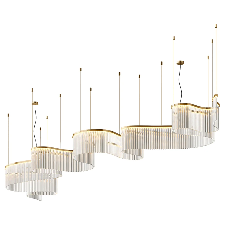 Snake Chandelier Contemporary by Paralume Marina - Image 1