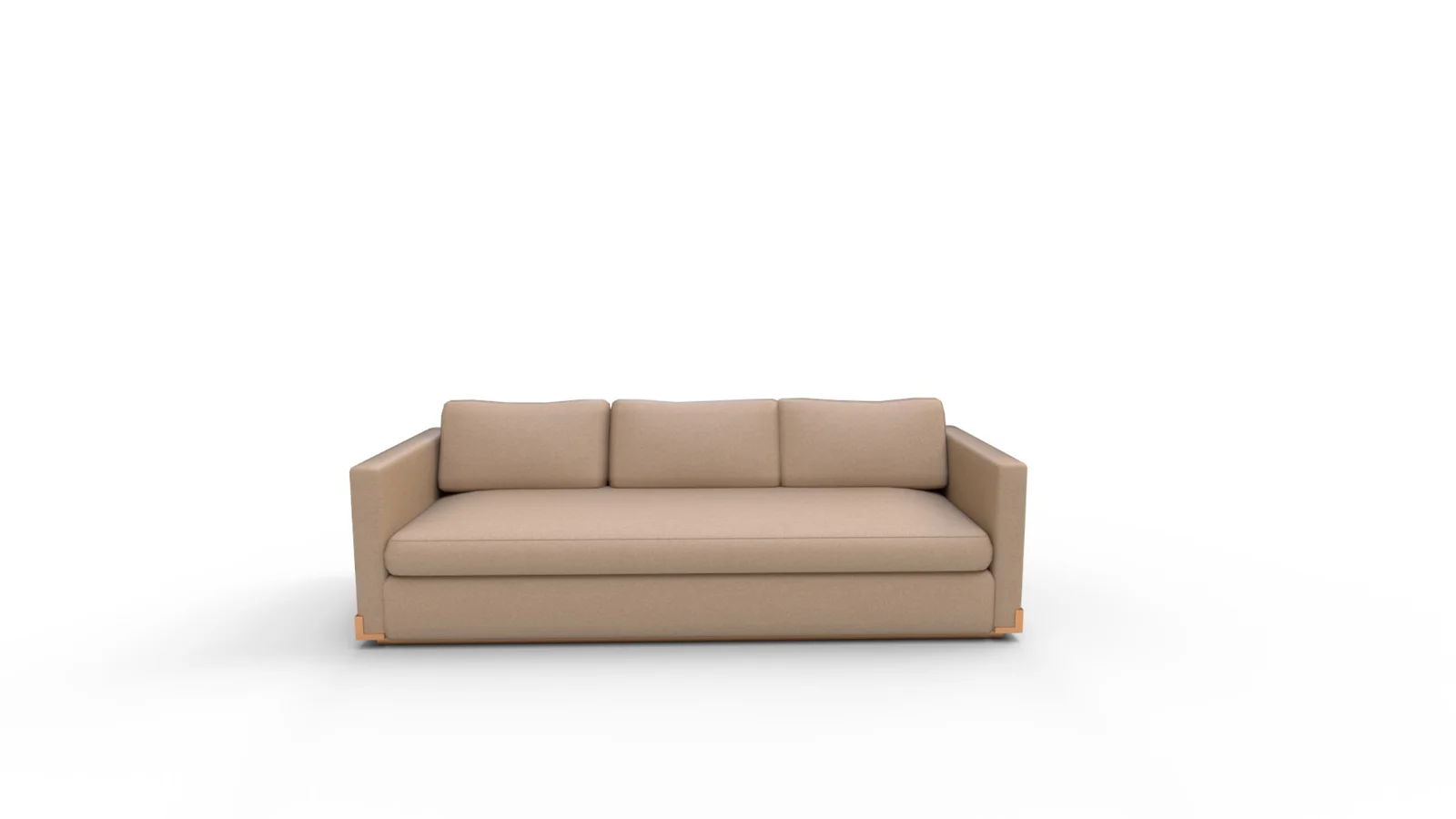 WALKER SOFA FAWN VELVET - Image 6