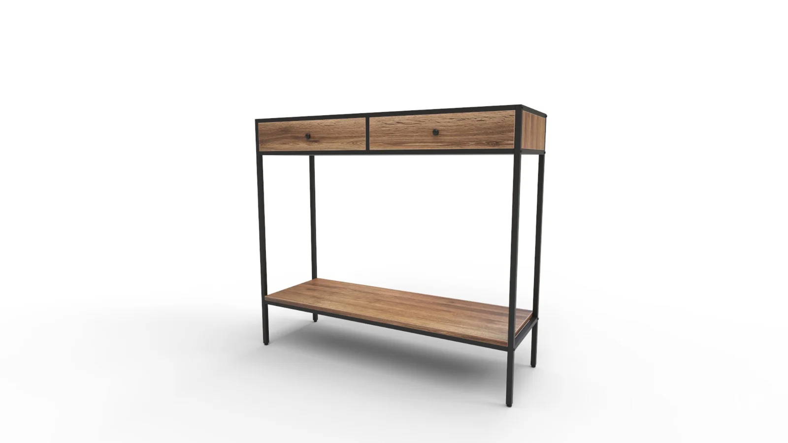 Coffee Table 2 Tier Console Table - Image 1