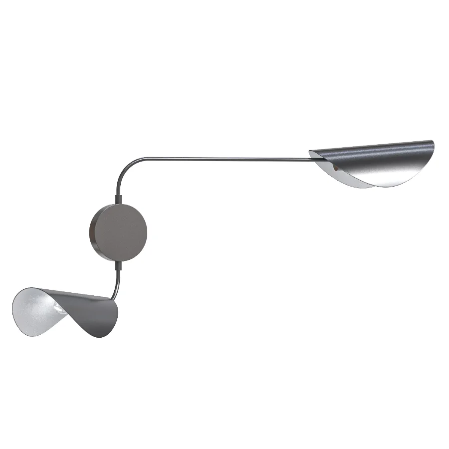 Adjustable metal wall lamp - Image 2