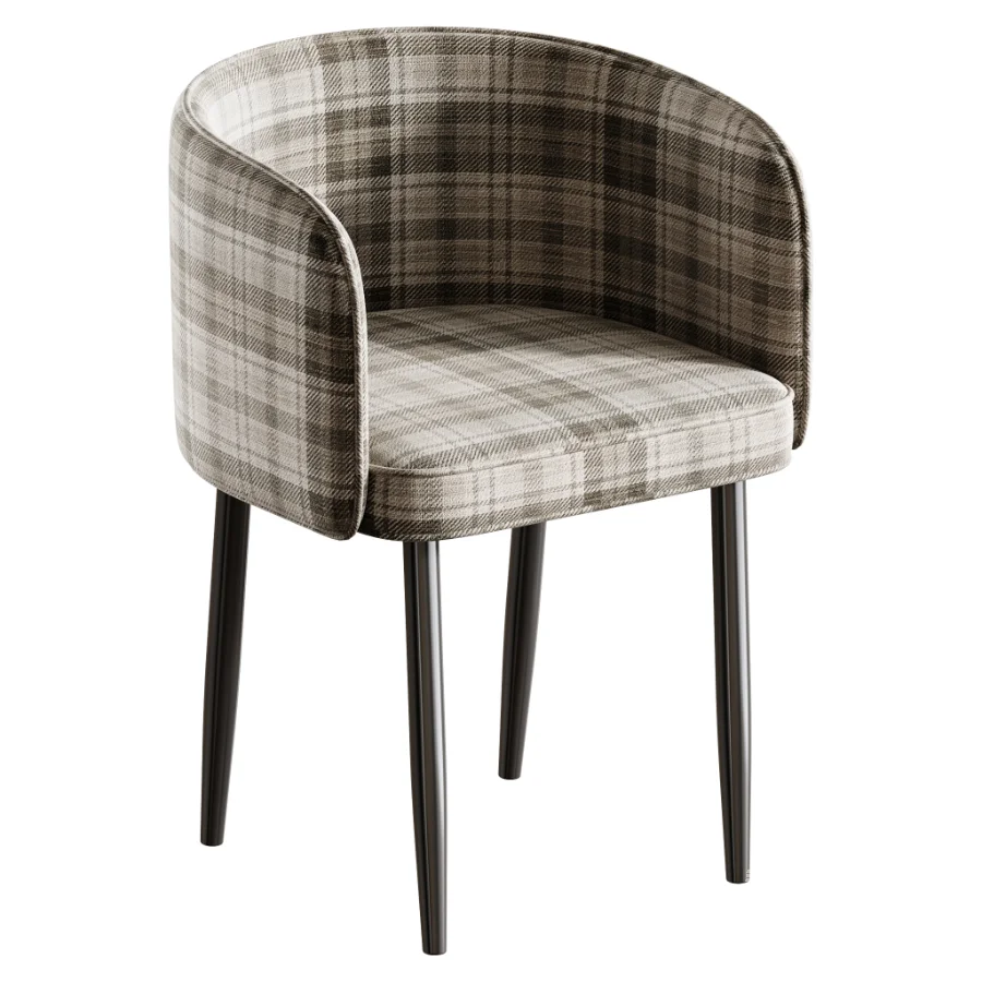 Arm Chair with Imperforate Back - Image 4