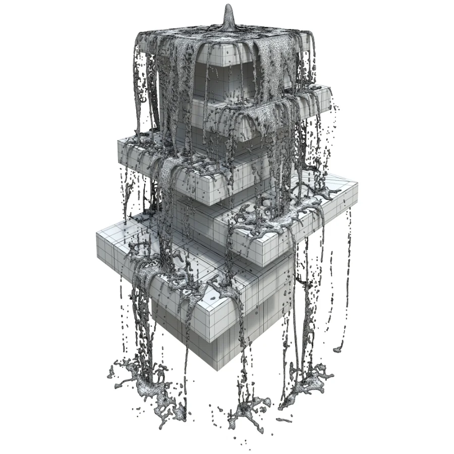 Modern Exterior Fountain - Image 7