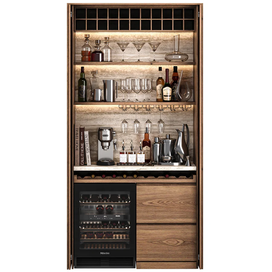 Hidden built in cabinet coffee bar3 - Image 2