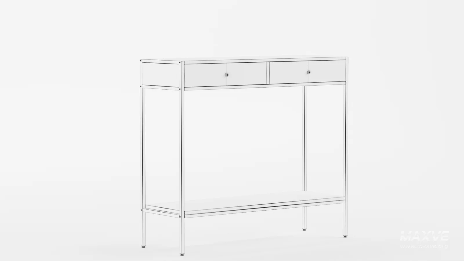 Coffee Table 2 Tier Console Table - Image 9