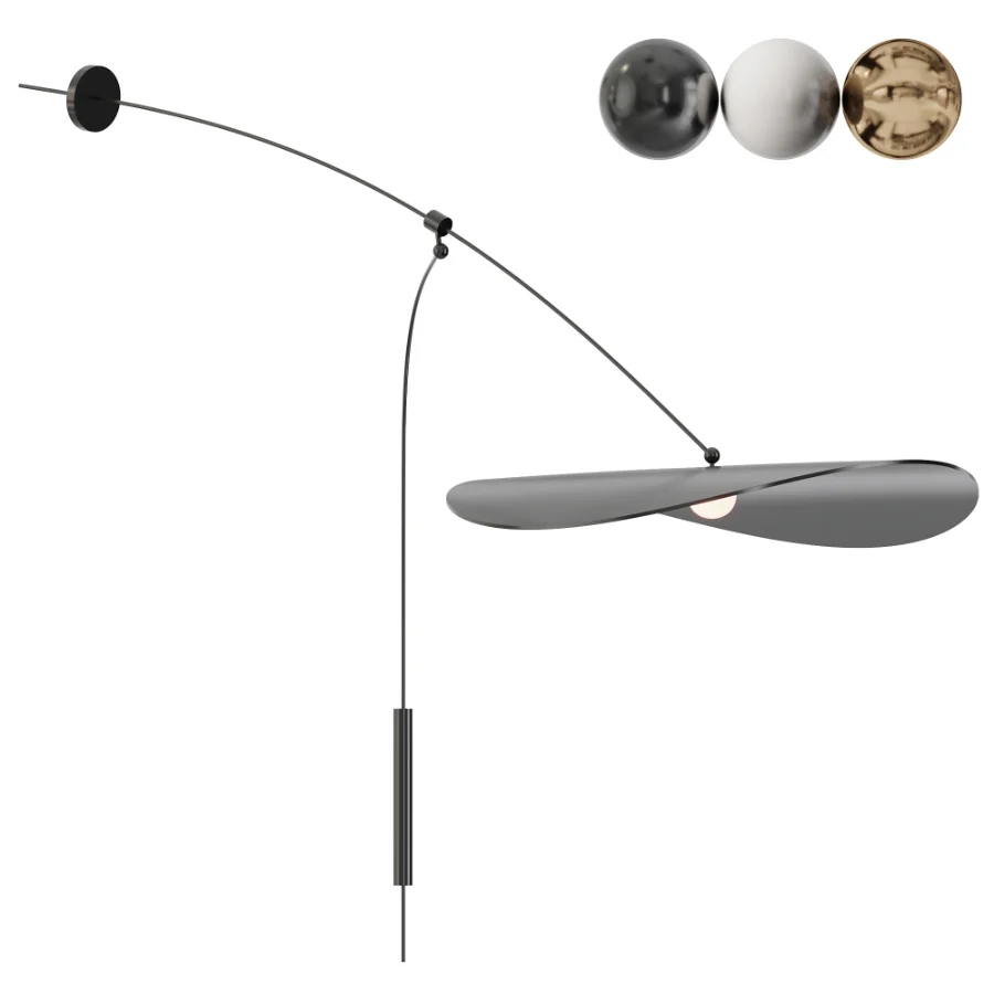 Long Arm Wall Lamp - Image 3