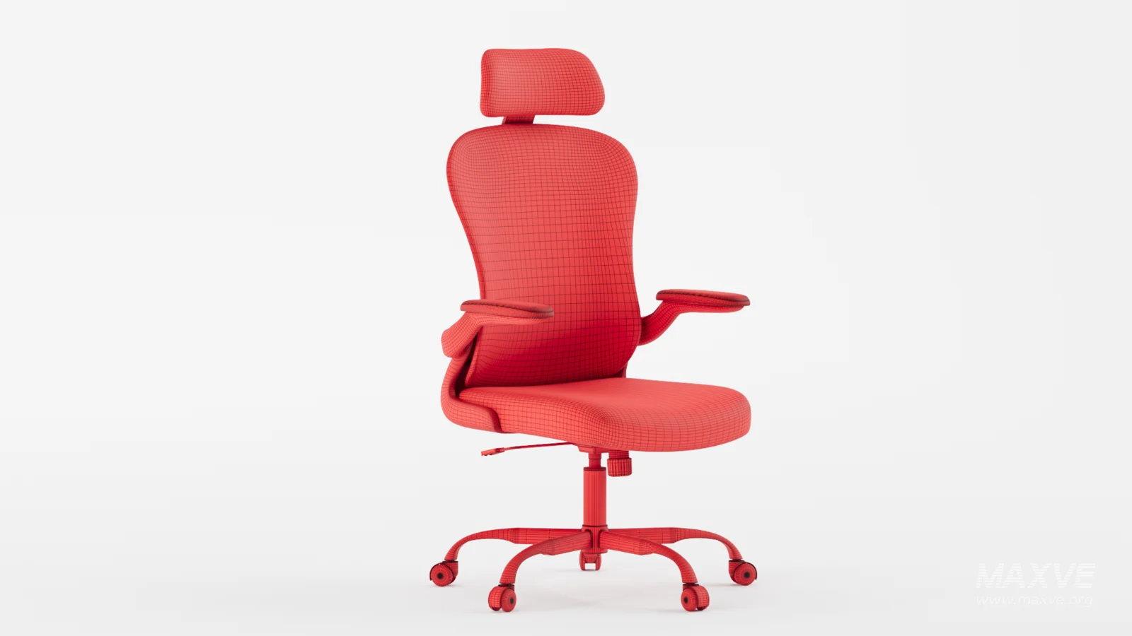 aveza office medium back chair mesh and fabric-dark grey - Image 7