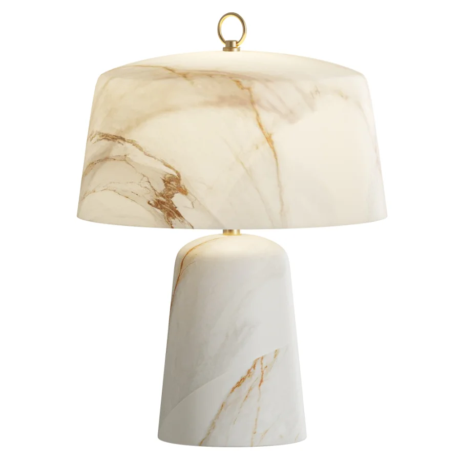Aogashima Alabaster Table Lamp - Image 1