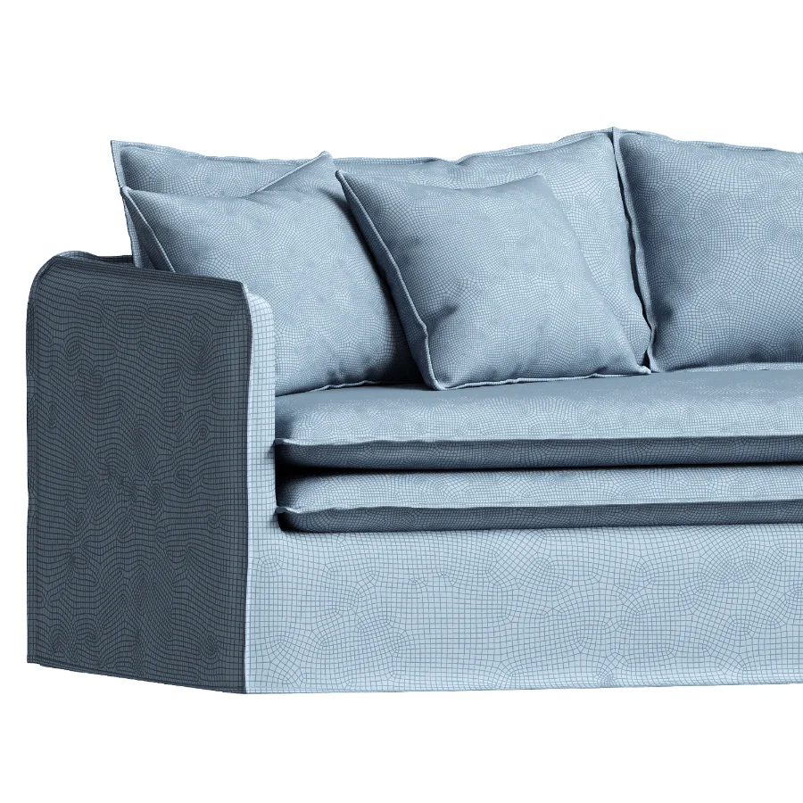 Keiichi Oxford 3 Seater Sofa - Image 4