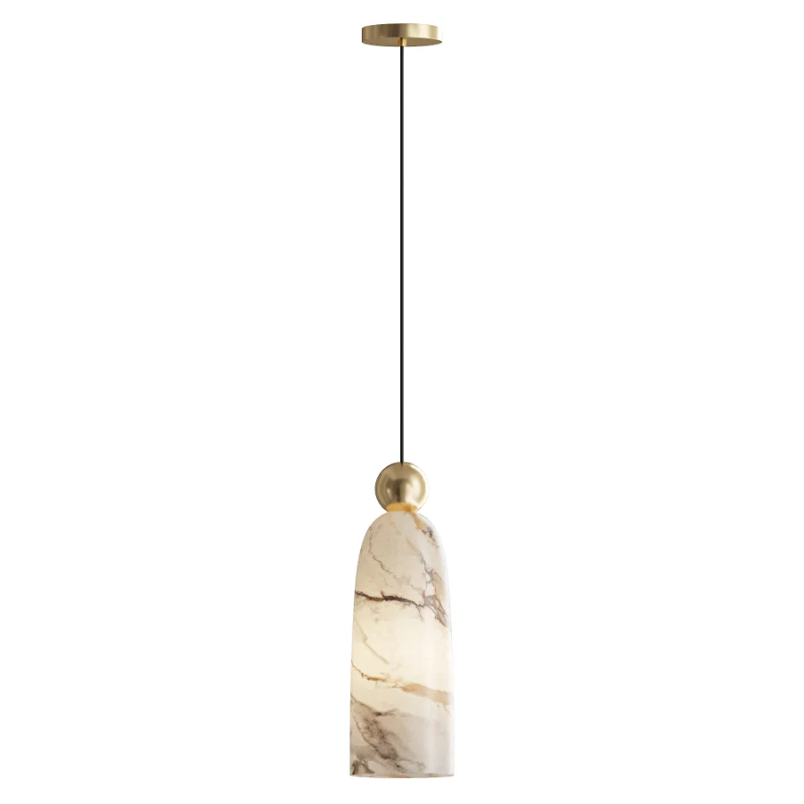 Figure Alabaster Pendant Lamp - Image 2