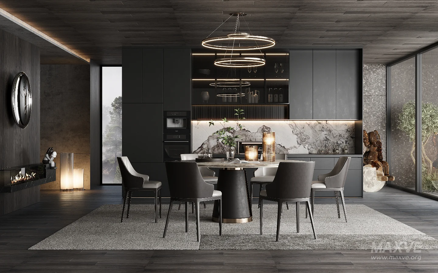 Modern dining room - Image 1