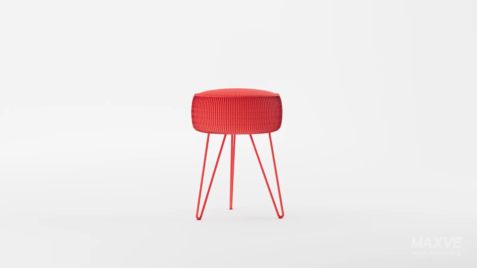 LUE BONA Pleated Vanity Stool - Image 10