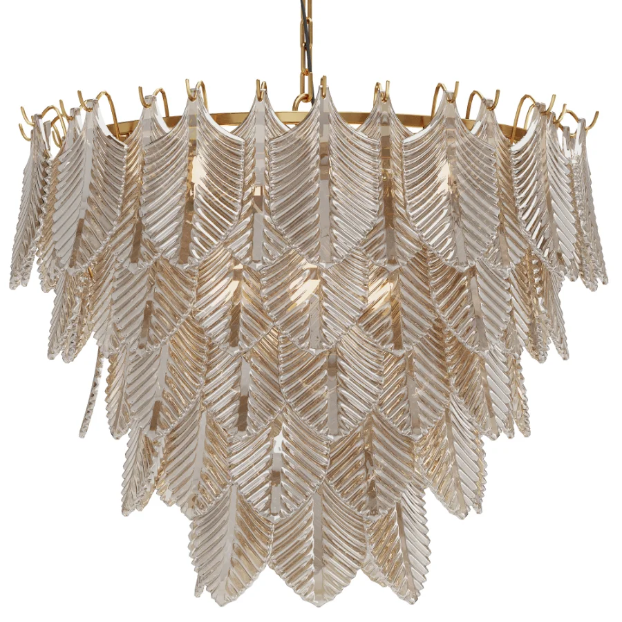Verbier Brass Chandelier Ceiling Light - Image 2