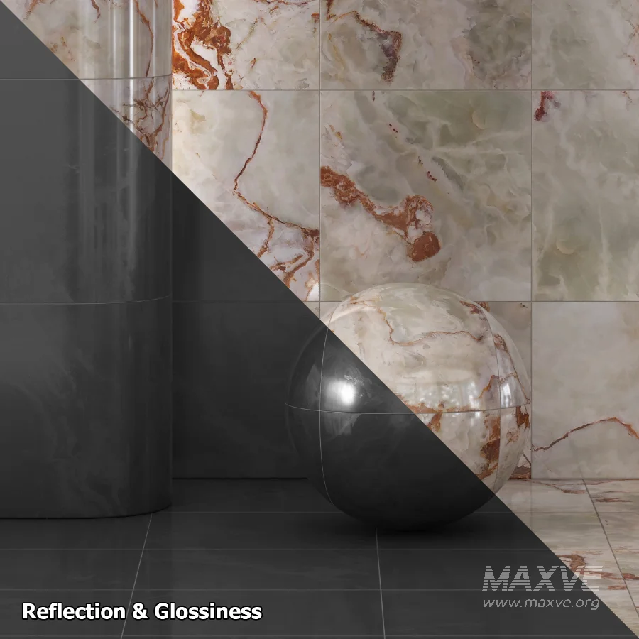 Tile Floor Marble Material 01 - Image 2