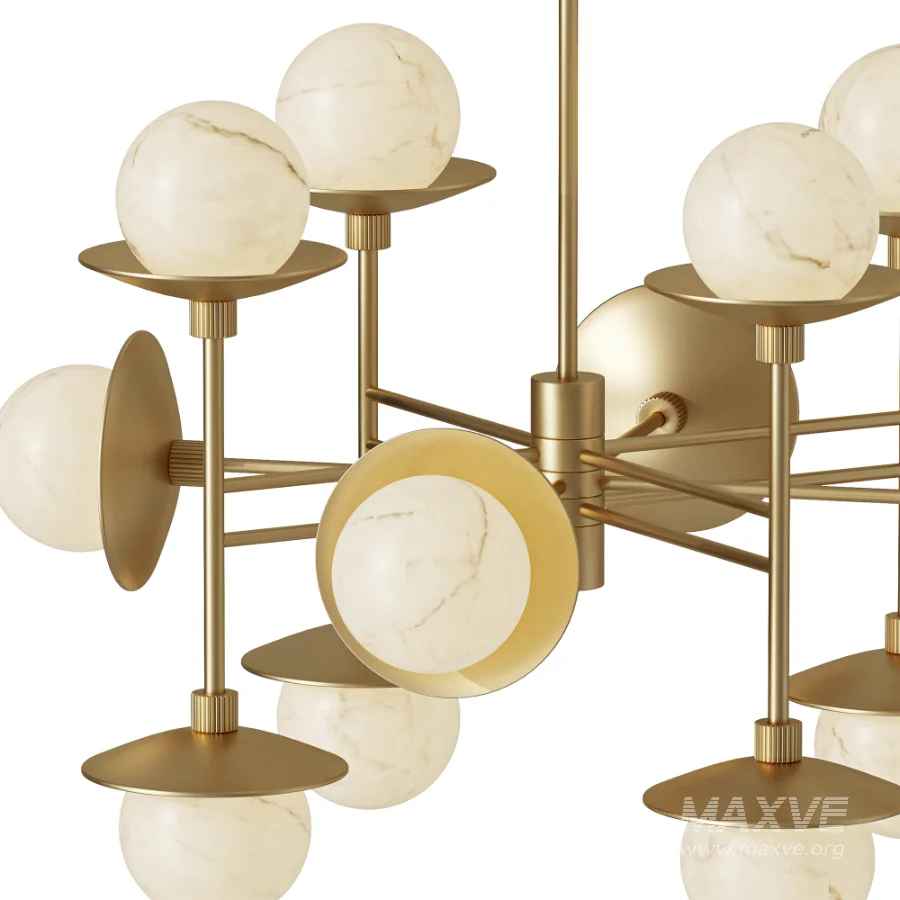 Cara Alabaster Chandelier - Image 3