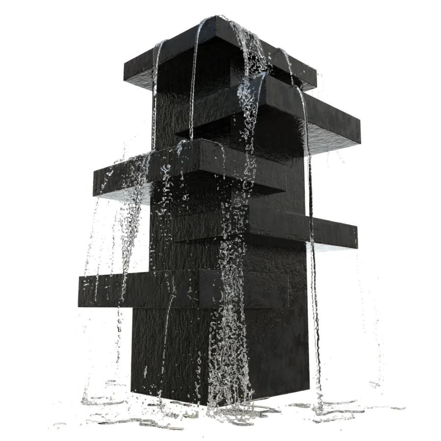 Modern Exterior Fountain - Image 3