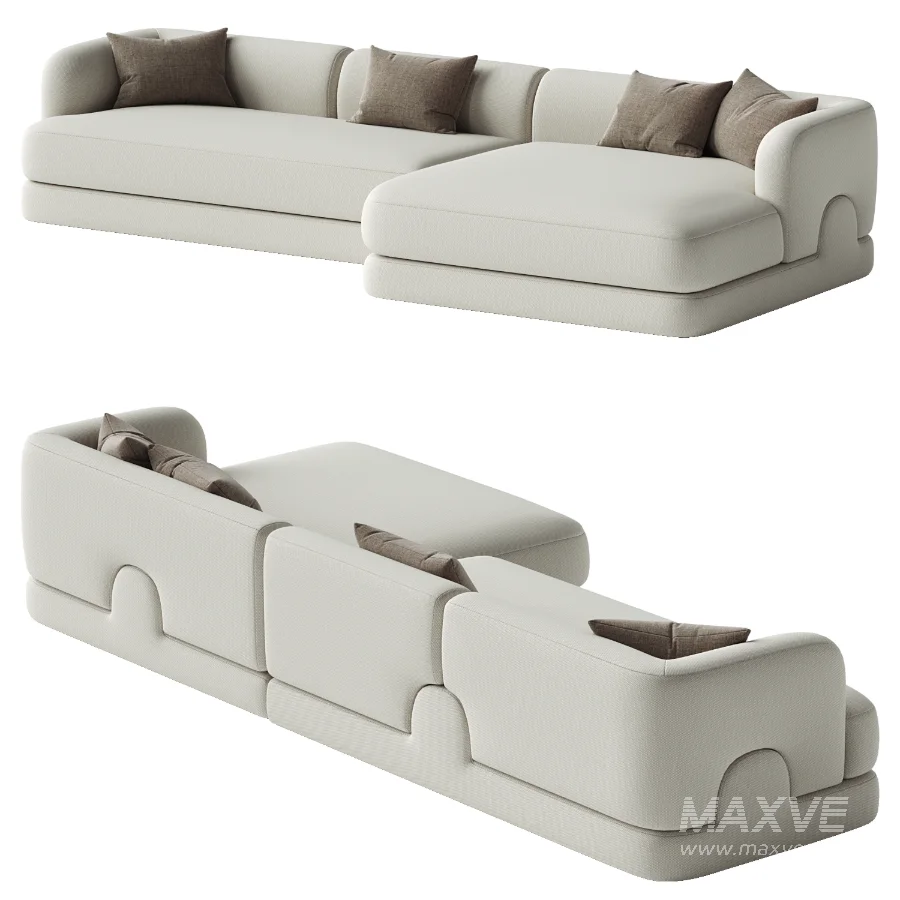 Mosaico Modular Couch 2 - Image 4