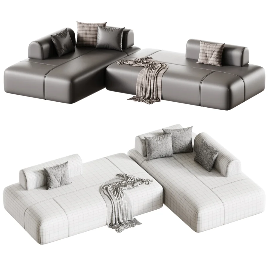 Vandeman Modular Corner Sofa - Image 3
