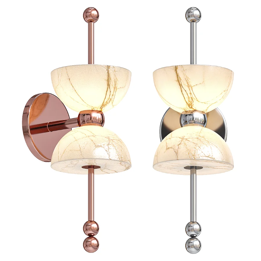 Selene Alabaster Wall Sconce - Image 5